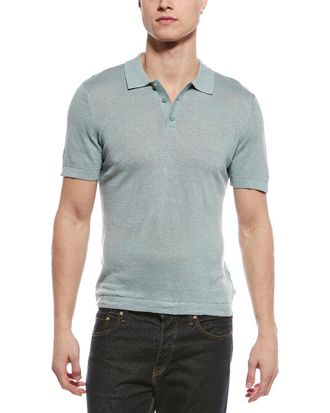 Onia Linen Polo Sweater