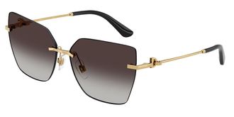 Dolce & Gabbana DG2321 02/8G Womens Sunglasses Gold Size 62