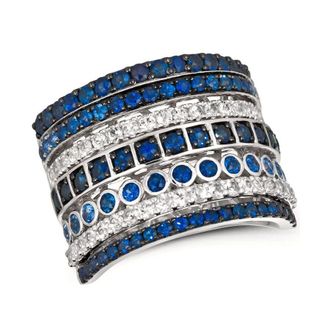 Le Vian Ladies Sapphire Rings set in 14K Strawberry Gold