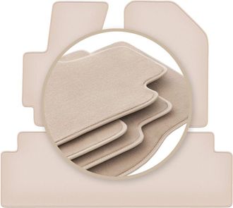 OEM Alfombrillas Premium Beige Para: Kia Soul Ii Monovolumen 2013