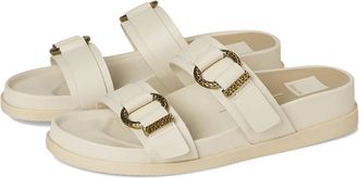 Dolce Vita Soya Womens Sandals White : 7.5 M, Faux Leather