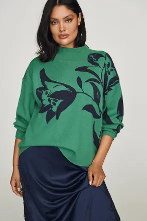 Maeve Carys Mock-Neck Sweater by Maeve