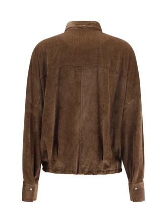 Brunello Cucinelli Corduroy Shirt - Brown