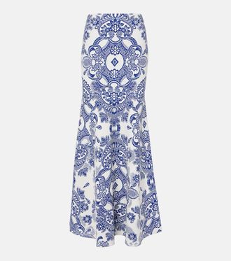 Etro Jacquard maxi skirt