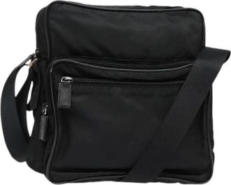 Prada Pre-owned Cross Body Bags, female, Black, Size: ONE SIZE Pre-owned Vintage Cross Body Bag
