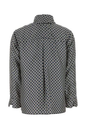 Max Mara 2619111031600 002 Blu Notte Exterior: Silk Camicie Shirt