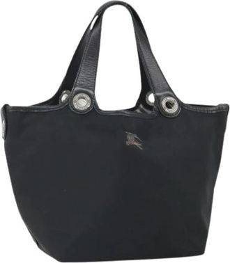 Burberry Pre-owned Vintage Tote Bag - Dames - Vintage Shopper - Zwart - ONE Size - Nylon - Vintage
