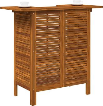vidaXL Tavolo Da Bar 110x50x105 Cm In Legno Massello Di Acacia - Vidaxl