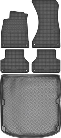 OEM Juego De Alfombrillas De Goma Para Coche Y Alfombrilla Para Maletero Para Audi A4 B9 Sed&aacute;n (2015)