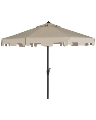 Safavieh Dnu/Inactive Safavieh Up Resistant Zimmerman 9Ft Crank Market Tilt Umbrella