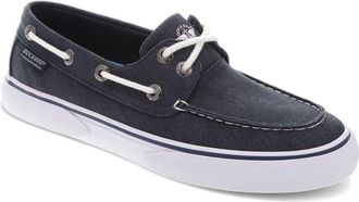 Dockers Mens Rowe Canvas Casual Lace Up Boat Shoe