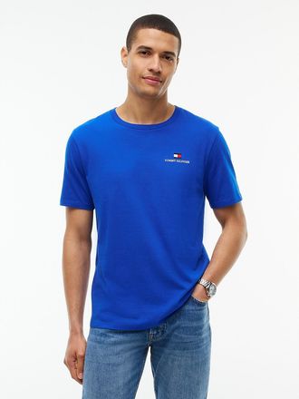 Tommy Hilfiger Mens Back H-Logo T-Shirt - Cobalt - XXL