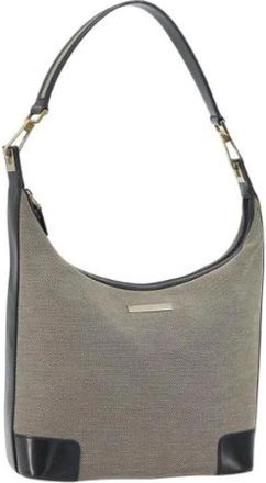 Gucci Pre-owned Vintage Canvas Schoudertas - Dames - Vintage Schoudertas - Beige - ONE Size - Vintage