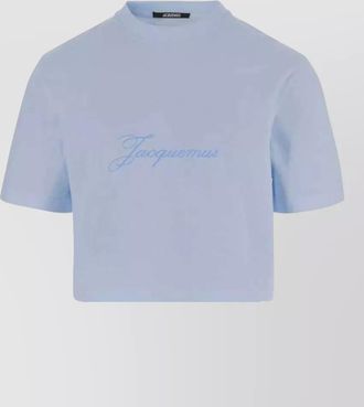 Jacquemus cropped pigmento t shirt short sleeves