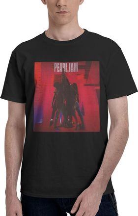 Generic Mens Jam Music Rock Band Pearl Cotton T-Shirts Classic Crewneck Short Sleeves Simple&Versatile Daily Commute Essential Black XXL