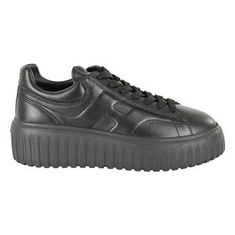 Hogan H Stripes Sneakers - Dames - Sneakers - Zwart - 35 EU - Leer - Schoenen