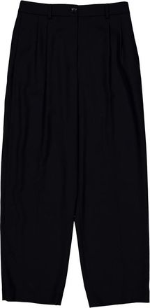 Bally Wide-Leg Pleated Trousers, Brand Size 42 ( US Size 6 )