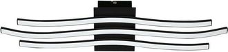 Eglo Roncade Integrated led Semi Flush Light Black - Eglo