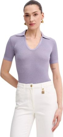 Elisabetta Franchi Donna, Top, Viola, XL, new