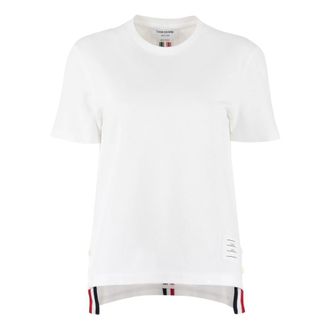 Thom Browne Dames, Tops, Wit, Maat: S Katoen