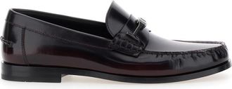 Ferragamo Black Leather Loafers
