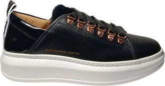 Alexander Smith Pelle Sneaker - Dames - Sneakers - Zwart - 37 EU - Leer - Schoenen