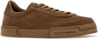 Dolce & Gabbana Suede Low-Top Sneaker - Brown