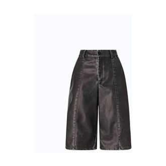Pinko Pinko, Korte Broeken, Dames, Grijs, S, Polyester, Bucaneve Lange Shorts