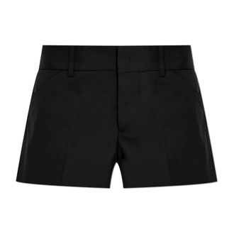 Dsquared2 Short Shorts, female, Black, Size: 2XS Woolen Shorts