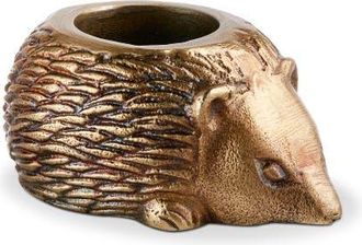 Tag Garden Hedgehog Tealight Antique Brass Aluminum Spring in Gold at Nordstrom