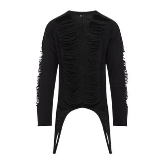 Rick Owens Long Sleeve T-Shirts, male, Black, S, Long Sleeves Top