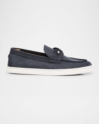 Christian Louboutin Chambeliboat Donna Leather Boat Shoes