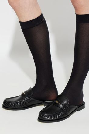 Burberry Leather Shoes, Womens, Black