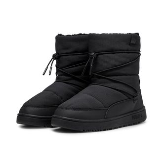 Puma Winterboots PUMA SNOWBAE WNS, Damen, Gr. 37, schwarz (puma schwarz, shadow gray), Textil, Schuhe Winterboots, Snowboots, Winterboots, Winterschuhe