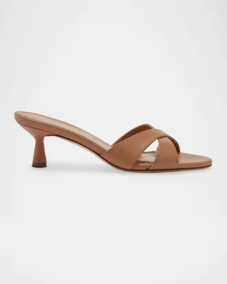 Aeyde 55mm Vero Nappa Leather Slide Sandals