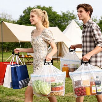 Generic Grocery Bag Carrier,Shopping Tote Holder Grip - Heavy Duty Bag Holder - for Men Adults Seniors Parents Shoppers Farmers Apartment Market Trade Show Pu