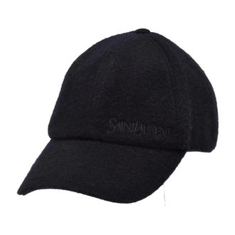 Saint Laurent Dames, Accessoires, Zwart, Maat: 59 CM Wol