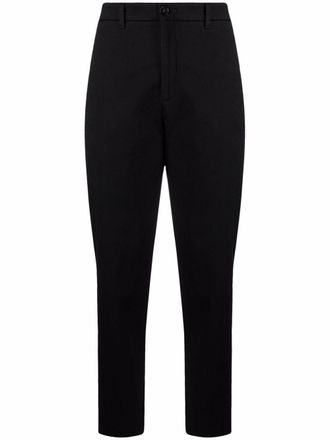 Woolrich Pantaloni dritti in twill - Nero