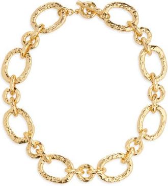Karine Sultan Bold Link Necklace in Gold at Nordstrom