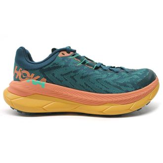 Hoka One One Hoka Tecton X Textile Synthetic Womens Low Top Trainers - Deep Teal Water Garden - Size:UK 5.5