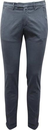 BRIGLIA 1949 Bg 03 Slim Broeken - Heren - Slim Fit Broeken - Blauw - S - Katoen - Broeken