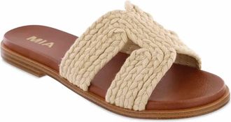Mia Womens Poet Rope Sandal In Natural
