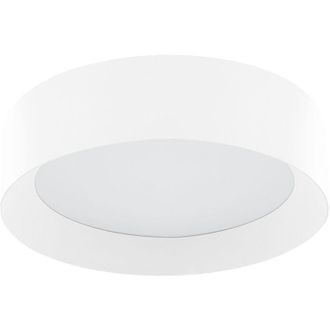 Beliani LED Ceiling Lamp LOEI Metal White