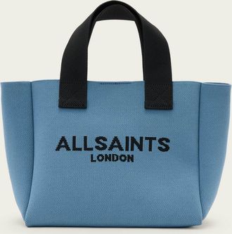 AllSaints Polyester Izzy Logo Print Knitted Mini Tote Bag, Size: One Size