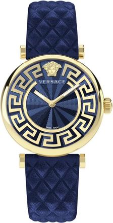 Versace Watches - Dames - Horloges - Blauw - ONE Size - Accessoires