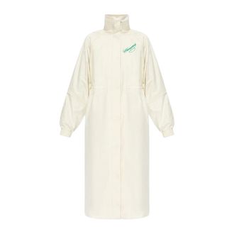 Willy Chavarria Single-Breasted Coats, female, Beige, Size: XS Ruff Rider Track Jacket