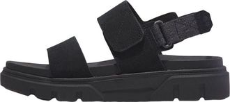 Timberland (WMNS) Timberland Greyfield 2 Back Strap Sandals Black Suede TB0A61N4EK41