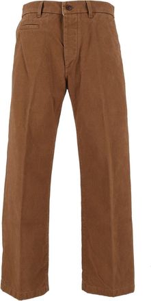 TELA GENOVA Renzo Beige Heritage Gabardine Chino Pants