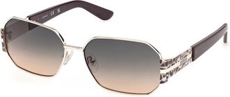 Guess GU00356 32P Womens Sunglasses Gold Size 58