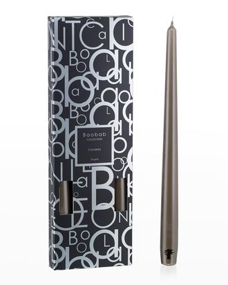Baobab Candela Candlesticks, Taupe